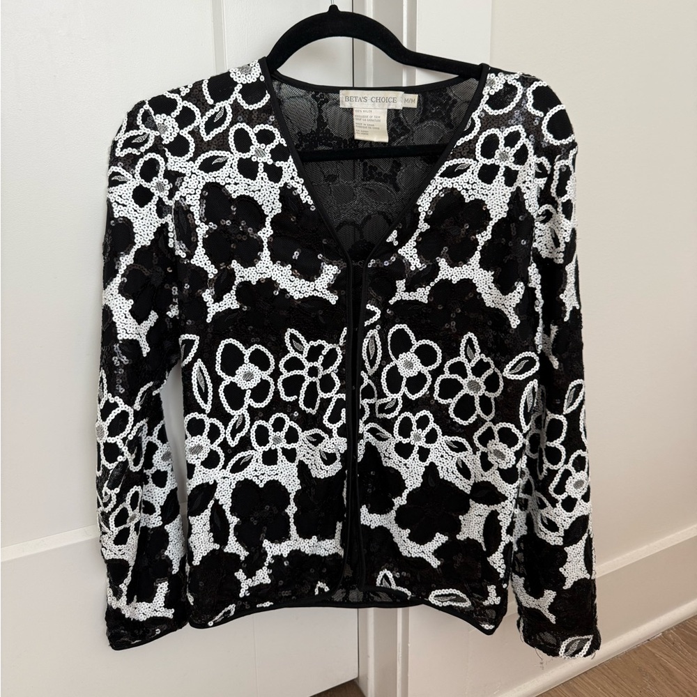 Vintage Sequin Cardigan Beta’s Choice